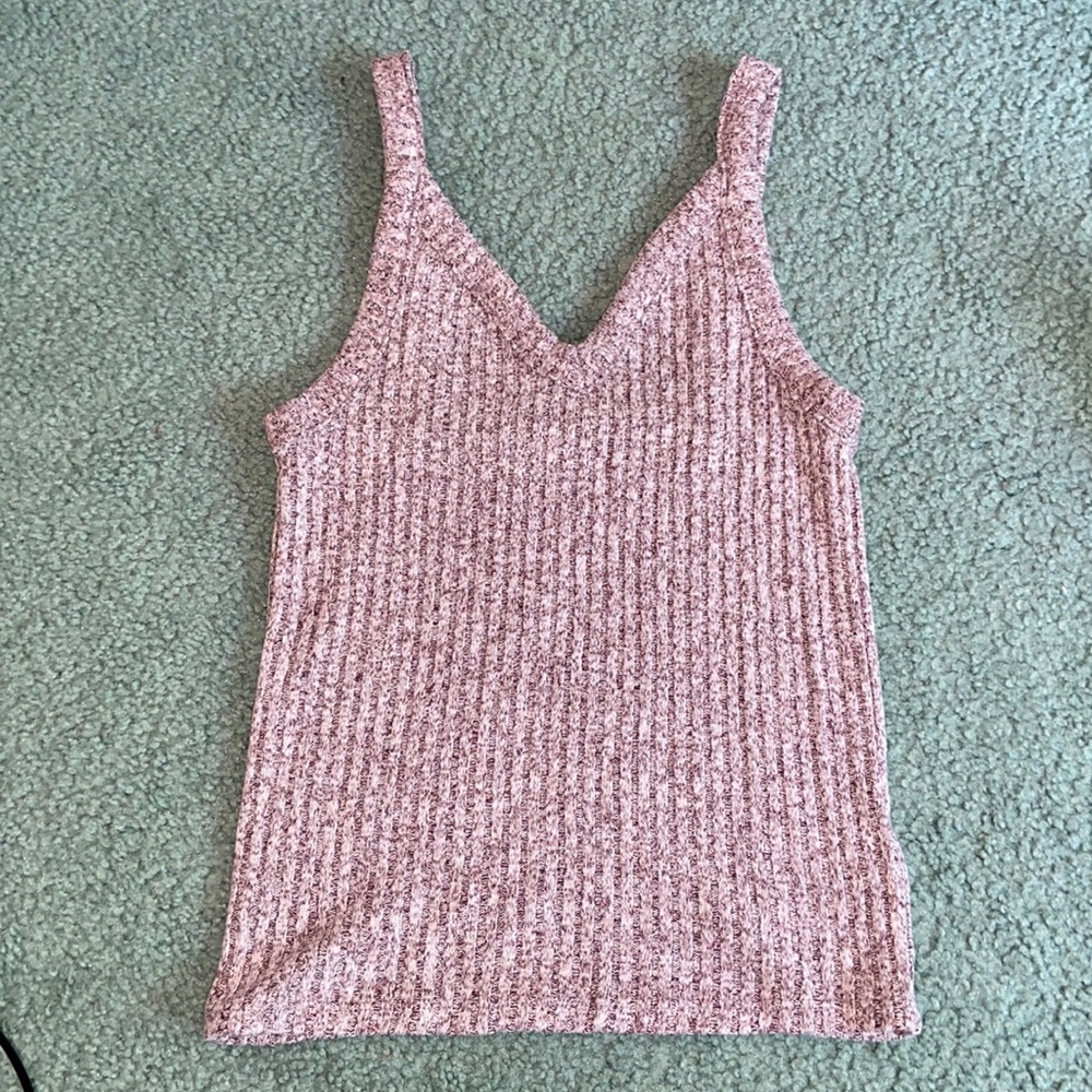 Purple Soft & Sexy Ribbed Tank Top